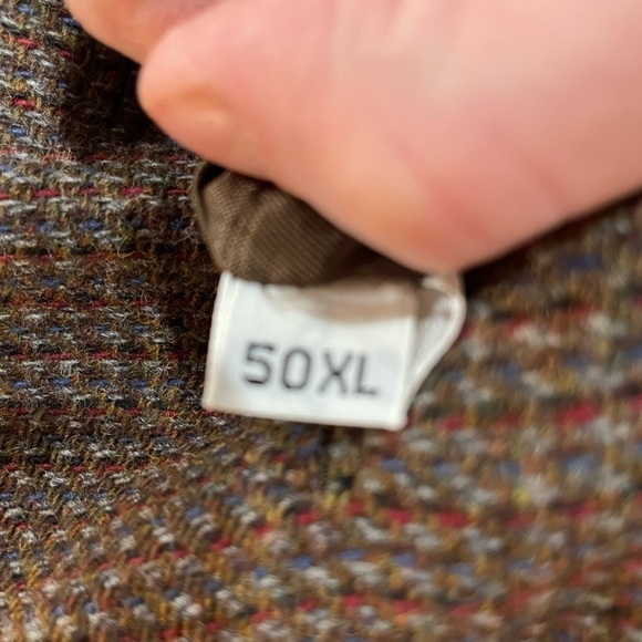 Austin Reed Men's Suit Coat Brown Tones Size 50XL - Picture 9 of 9